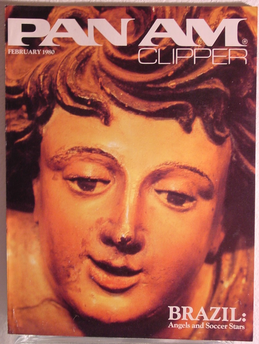 1980 February, Clipper in-flight Magazine with a cover story on Brazil.